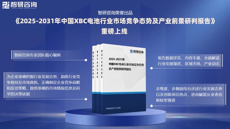 电池行业市场深度分析及发展前景研究报告瓦力棋牌智研咨询发布：2025年XBC(图3)